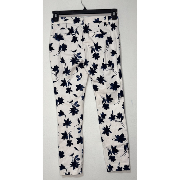GAP Womens 2 Pants Floral Businesses Causal Stretch Soft Signature Skinny Ankle - Picture 2 of 11